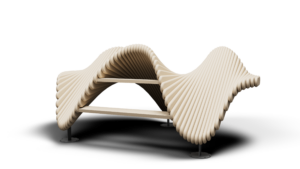 Sculpture de jeu Layslide 3.5 en bois Accoya